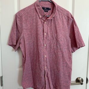 Vineyard Vines Pink Casual Button Down Shirt